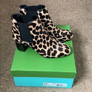 KATE SPADE Leah Leopard Print Booties